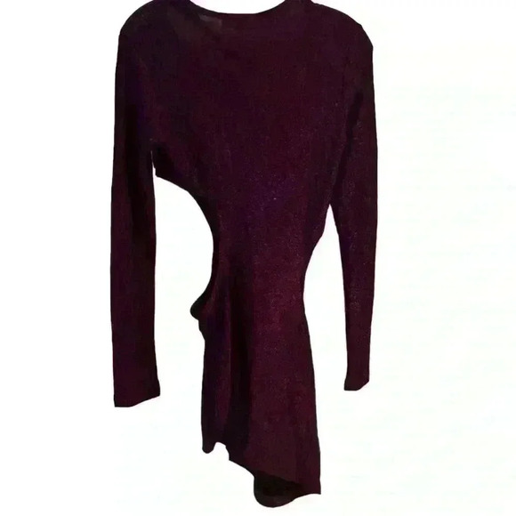 Simmi Women's Asymmetrical Cutout Mini Dress Purple Size M - Picture 10 of 16